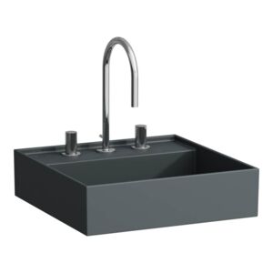 KARTELL LAUFEN Umywalka ścienna z ukrytym liniowym odpływem