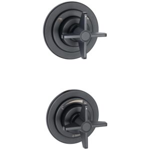 TEMISTO - Duscharmatur, Unterputzmontage, mit Duschschalter - nero