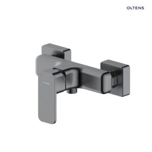 Oltens Hadsel wall-mounted shower mixer tap, graphite 33006400