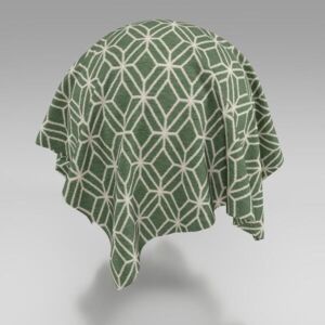 Geometric Green Jacquard 13103018