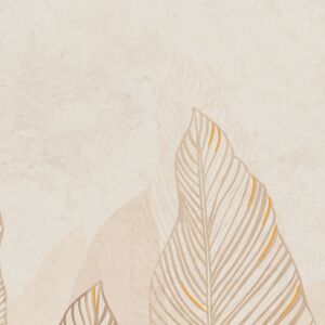 Mild Clay leaves D Porcelain decoration 1198x598