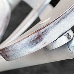 BENT CHAIR AG-150-1 biały-przecierany