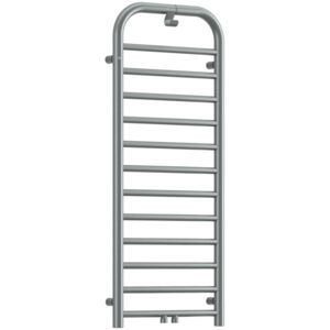 SILIA - Bathroom heater - height 121 cm - matte steel - AGI_FG41
