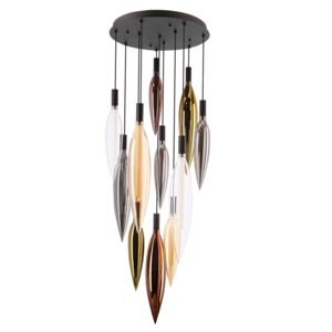 Pendant lamp Nordic glass tubes colorful for living room