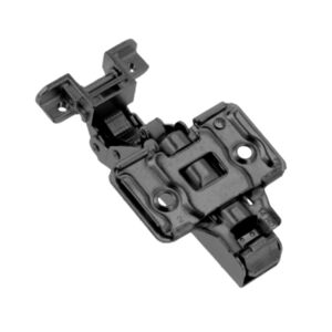 Zawias SILENTO PRO do ramek aluminiowych, wpuszczany, czarny