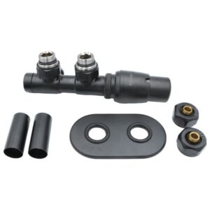 Vanne thermostatique, pour un radiateur de salle de bain - droite