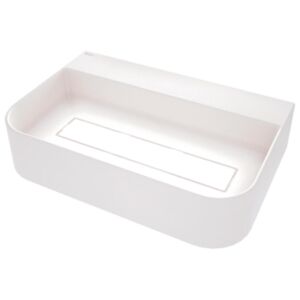 ARNIKA - Granite washbasin, countertop, with tap shelf - with cover
