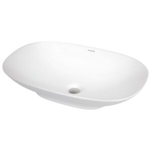 ARNIKA - Ceramic washbasin, countertop - white - CGN_6U6S