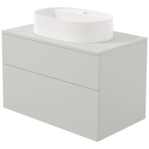 PRIZMA - Waschbeckenschrank, mit Granitwaschbecken - 55x35 cm - kaschm