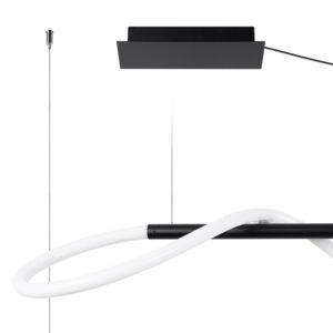 Lampa wisząca GALAKSE 148 czarna LED 2700-6500K