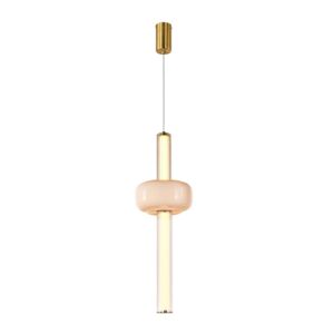 PURAS G suspension 15W LED 3000K abat jour transparent blanc