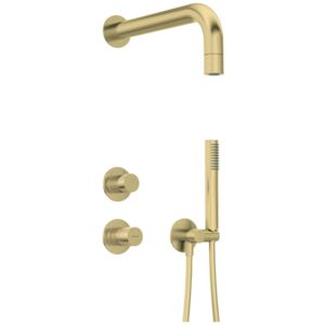 SILIA HEXA - Kit de douche encastré, avec une pomme de douche fixe