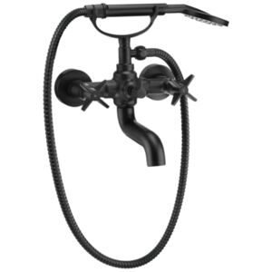 TEMISTO - Wannenarmatur, mit Duschset - nero - BQT_N11D