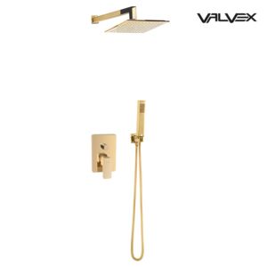 Carré Gold Concealed shower set
