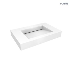 Oltens Stila Wall-Mounted Lavatory Basin 90x45 cm LavaForm gloss white