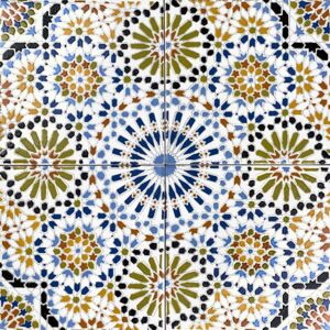 Kenza - Moroccan Ceramic Tiles 20x20 cm