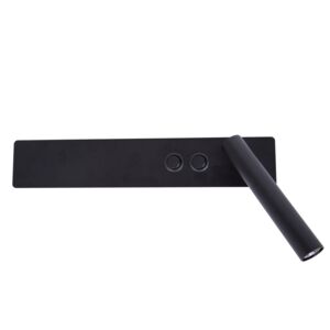 HOTEL MOOD kinkiet z włącznikami D czarny