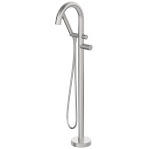 SILIA HEXA - Robinet de bain, Sur pied, avec set de douche