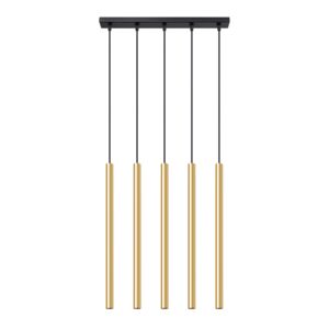 Lampa Wisząca PASTELO 5L złoty połysk