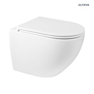 Satz Oltens Hamnes OneForm Kort Stille wandmontiertes PureRim-Toilette
