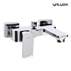 Loft Chrome Wall mounted bath mixer