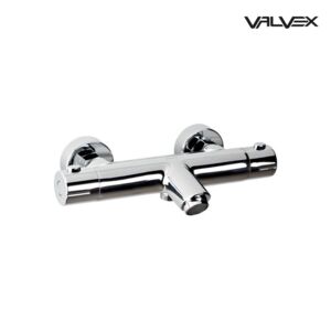 Estill Chrome ROUND Thermostatic mixer for bathtub