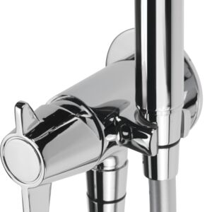 TEMISTO Bidet tap, concealed, with bidet shower, chrome