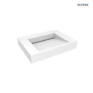 Oltens Stila Wall-Mounted Lavatory Basin 60x45 cm LavaForm, matte whit