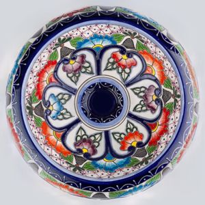 Victoria - hand-painted countertop basin from Mexico 08_Diffuse