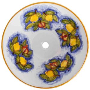 Meloni Chiaro - Sicilian ceramic sink in the Caltagirone style