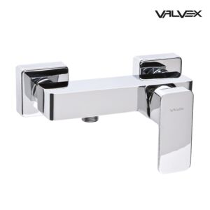 Loft Chrome Wall mounted shower mixer