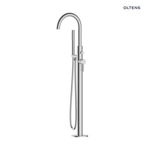 Oltens Molle freestanding bathtub and shower mixer nickel 34300910