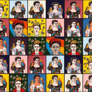 Fridas - Zestaw Patchwork płytek meksykańskich_min