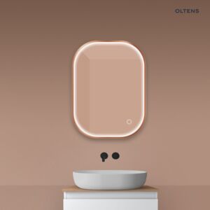 Oltens Nordlis 60x80 cm rechteckiger Spiegel mit LED-Beleuchtung