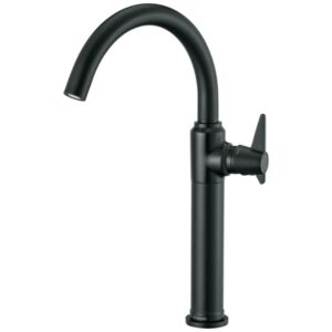 TEMISTO - Washbasin tap, tall - nero - BQT_N20K