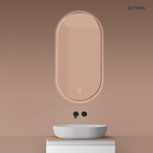 Oltens Nordlis 50x100 cm ovaler Spiegel mit LED-Beleuchtung