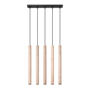 Lampa wisząca PASTELO 5L drewno