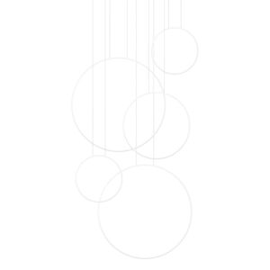 Lampa wisząca RIO 5 55/55/78/110/110 biała LED 4000K