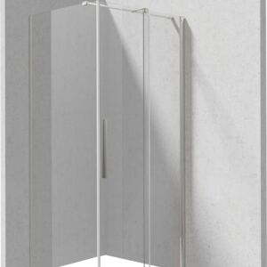 PRIZMA Shower cabin, rectangular, 120x80 cm, chrome