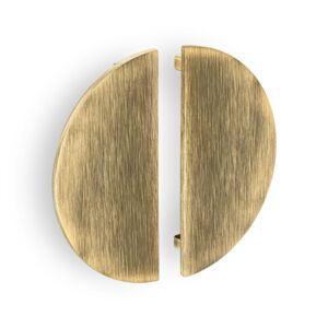 Uchwyt do mebli półksiężyc mosiądz antic GIRO SY4804.0128.AB