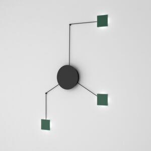 MAXI POINT square LED spider wall