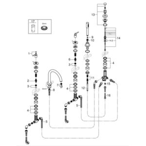 Rainshower SmartActive 310 System prysznicowy z termostatem do montażu ściennego 22119KF0