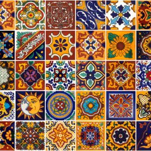 Girasol- Zestaw Patchwork płytek meksykańskich