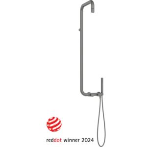 SILIA Shower column, with shower mixer, titanium
