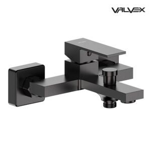 ARS Gun Metal Wall mounted bath mixer