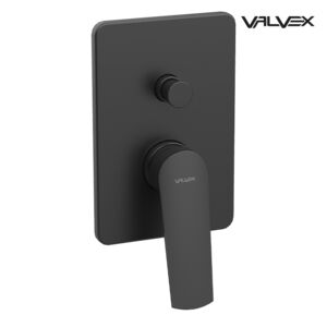 SOHO Black Concealed bathtub and shower mixer tap