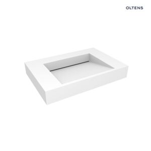 Oltens Stila Wall-Mounted Lavatory Basin 80x45cm LavaForm, matte white