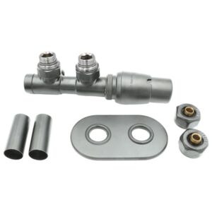 Vanne thermostatique, pour un radiateur de salle de bain - droite