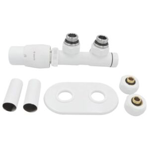 Vanne thermostatique, pour un radiateur de salle de bain - la gauche