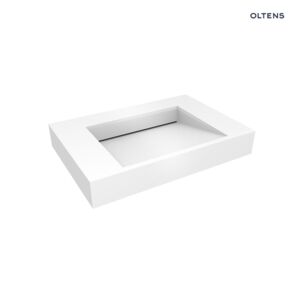 Oltens Stila Wall-Mounted Lavatory Basin 80x45 cm LavaForm gloss white